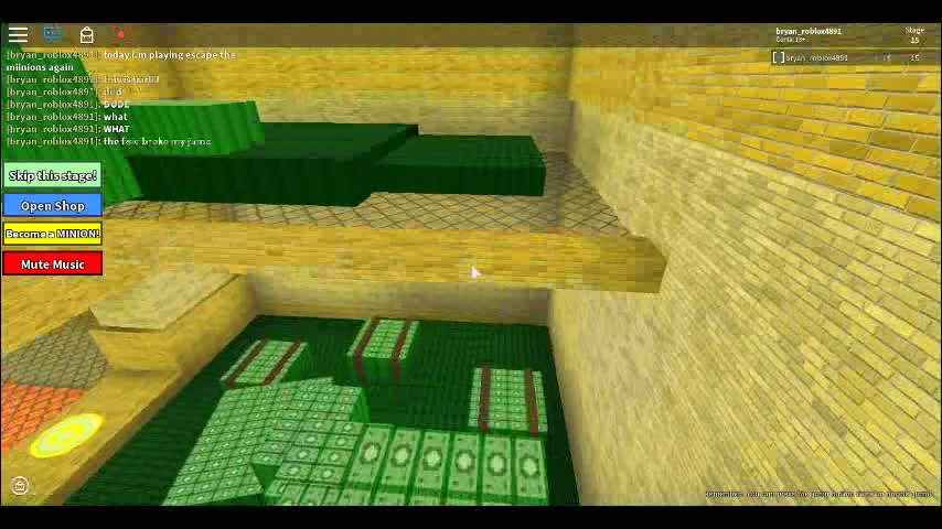 playing ESCAPE THE MINIONS!! | part 2