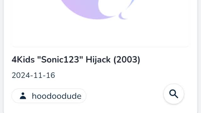 4Kids "Sonic123" Hijack (2003) (Video Capture Find) (Reupload)