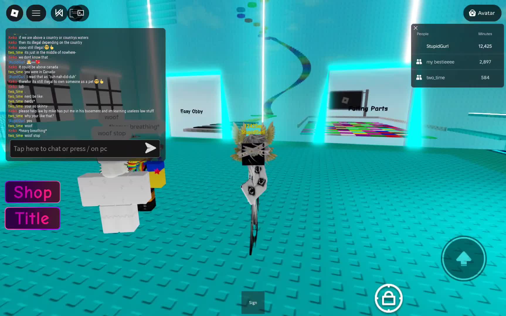 Law by Mike cancels me and my roblox server