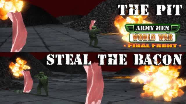 Army Men World War Final Front - The Pit - Steal the Bacon 1 (PSX) Multiplayer