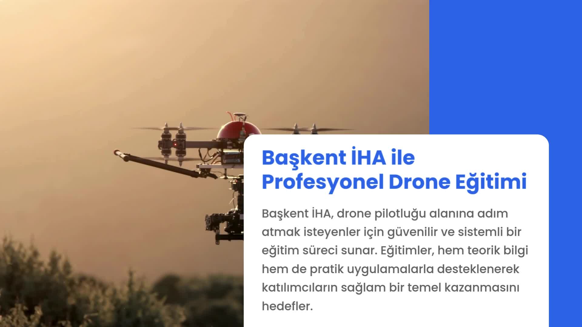 Drone Eğitimi Başkentİha