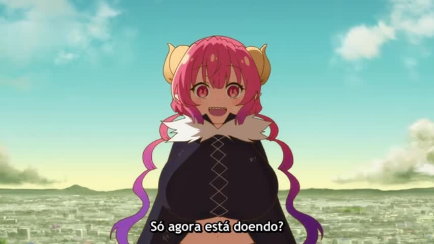 Ilulu scenes from Kobayashi San no Maid Dragon