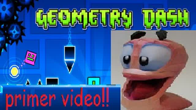 primer video del canal jugando geometry dash