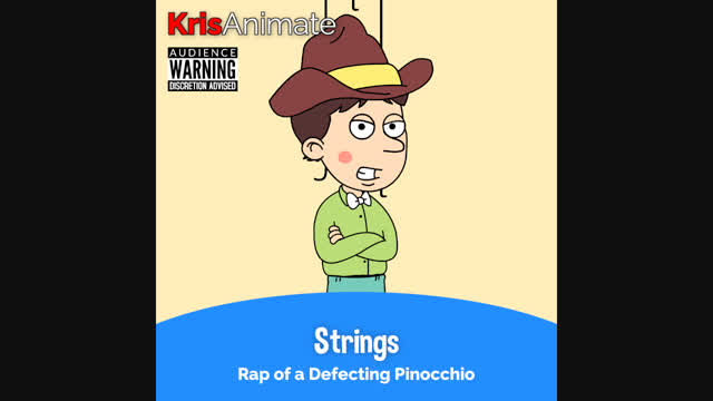 Strings (Rap of a Defecting Pinocchio) | Lyric Video | KrisAnimate