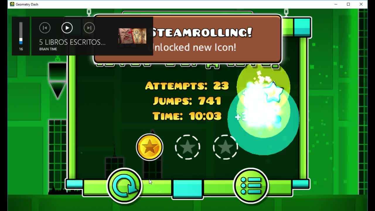geometry dash - solo a mi se me ocurre morirme asi