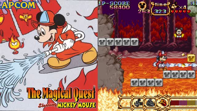 Magical Quest: Starring Mickey Mouse (Super Nintendo) Original Soundtrack - Stage 3: The Fire Grotto