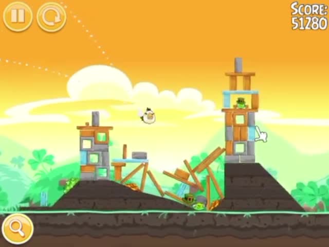 angry birds seasons - go green get lucky (completo)