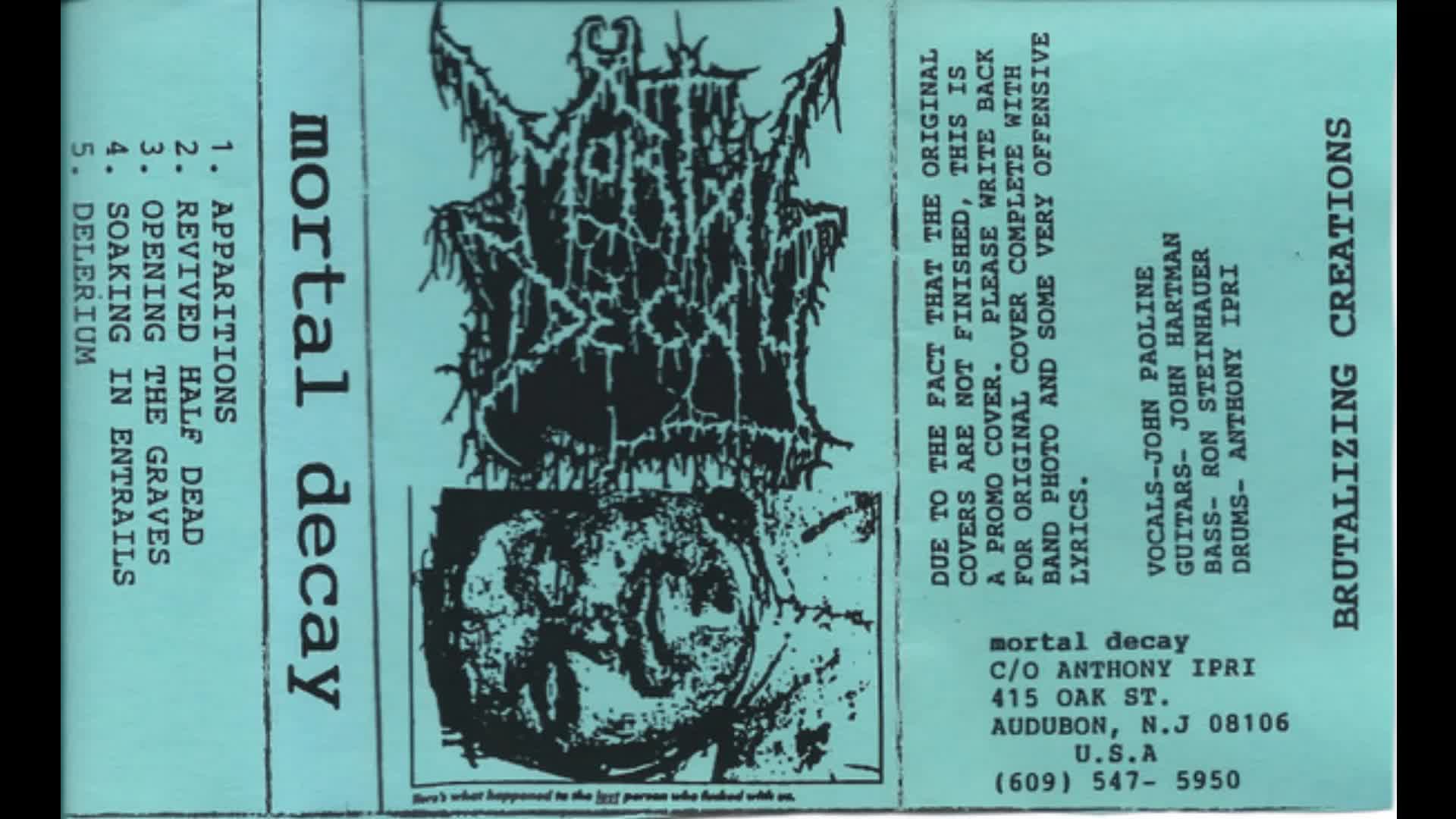 Mortal Decay - Brutalizing Creations (Full Demo Stream)