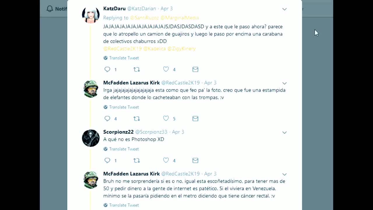 DrossRotzank, y su grupo de ciber-acosadores.
