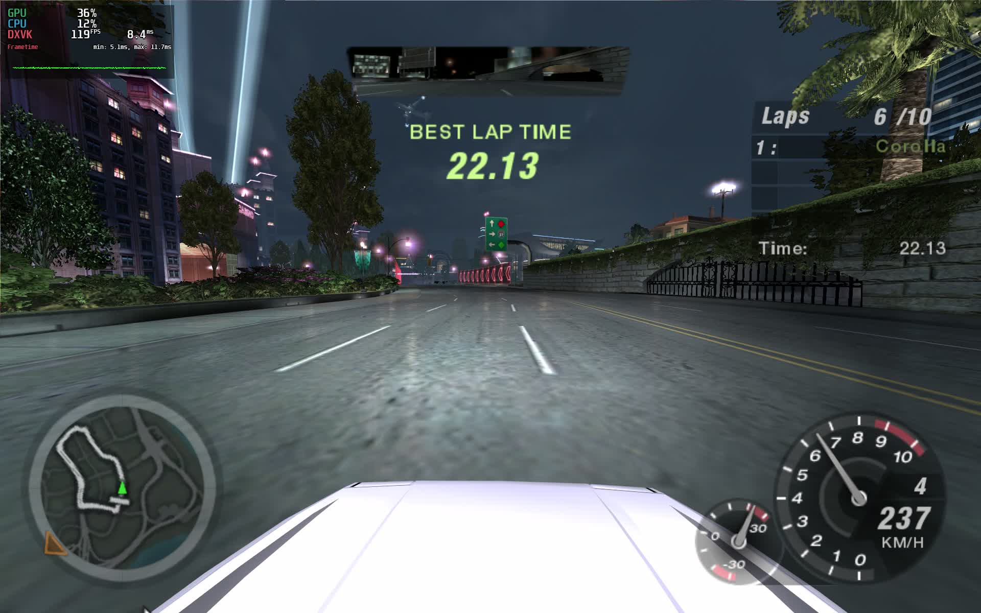 NFS Underground 2 | Freemont, F - 22.13, No NOS/WCG