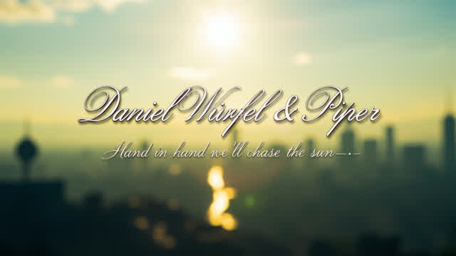 Daniel Würfel & Piper - Hand in hand we'll chase the sun