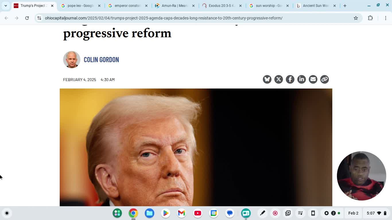 Is Trump dead serious to bring about a GOD-like system?