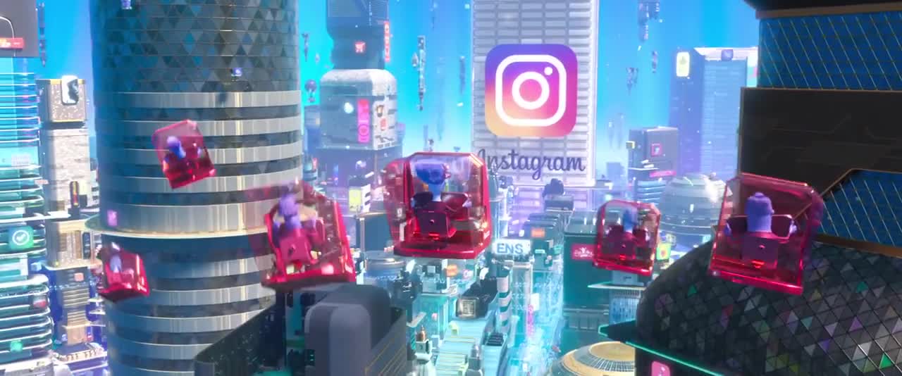Ralph breaks the internet Ralph make's youtube videos scene
