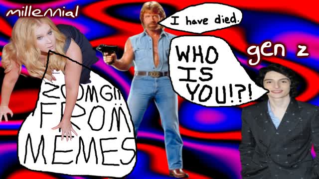 Chuck Norris Dying VS GenZ VS Millenial