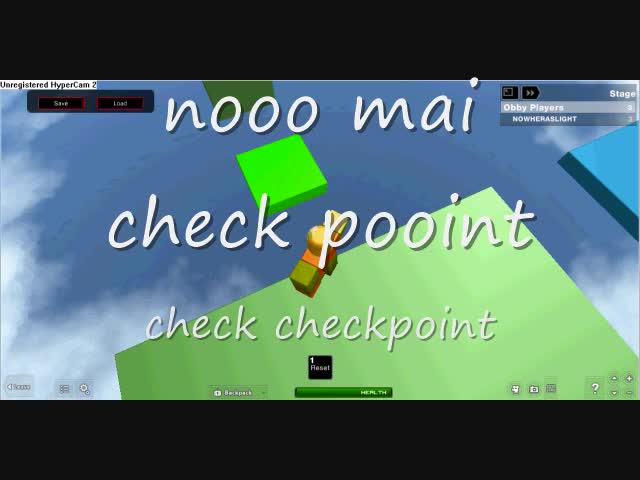 roblox bloopers: TRAUMATIZING OBBY