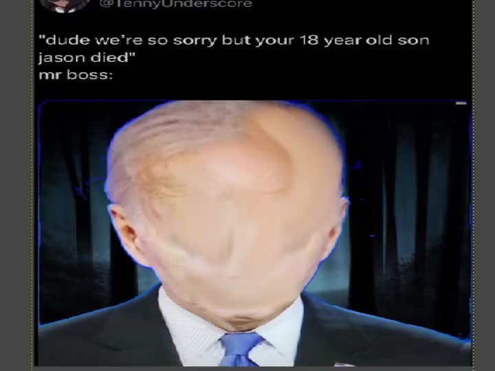 Joe Biden into Slender Man [SPEEDEDIT]