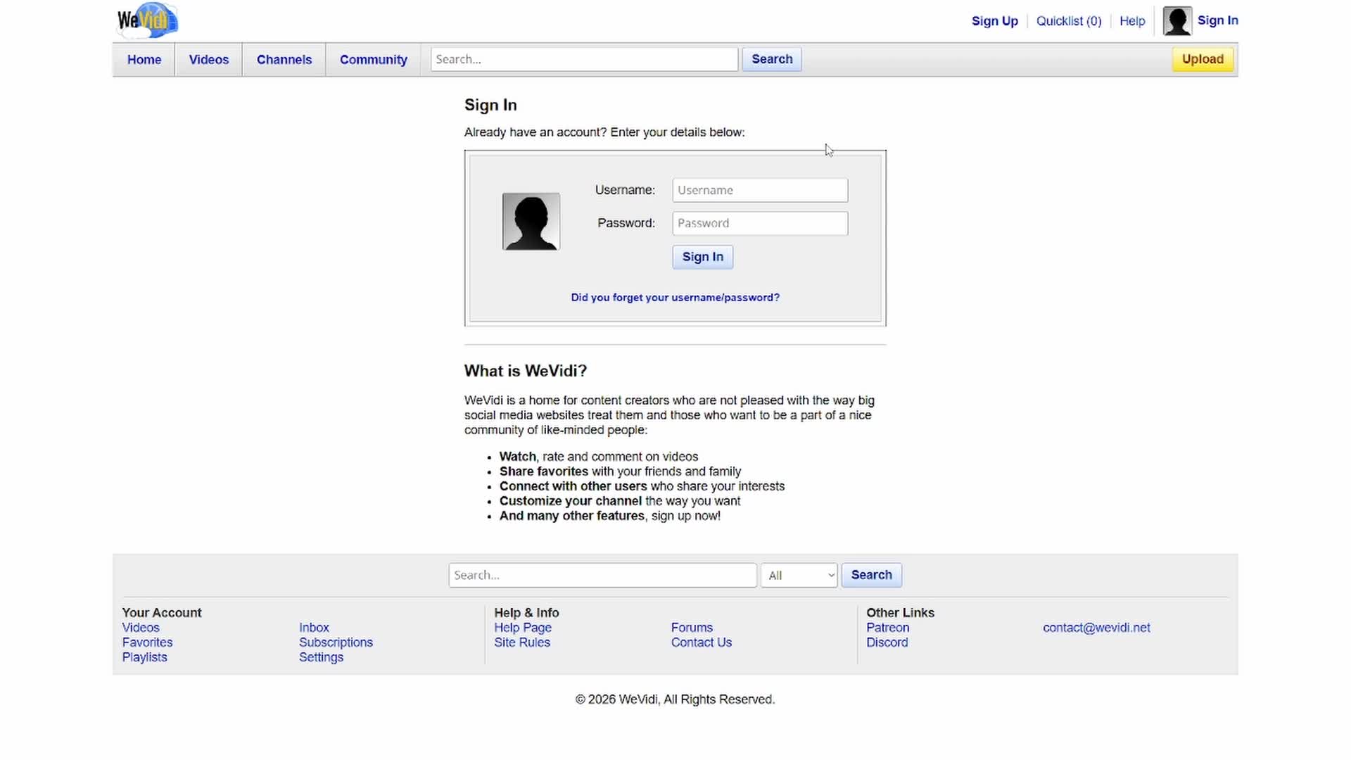 ¿Como me creo una cuenta en WeVidi? - How do I register with Wevidi?