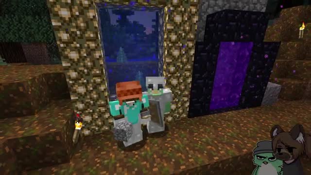 Ferram y Hallow mueren van al cielo y vuelven a morir en Minecraft