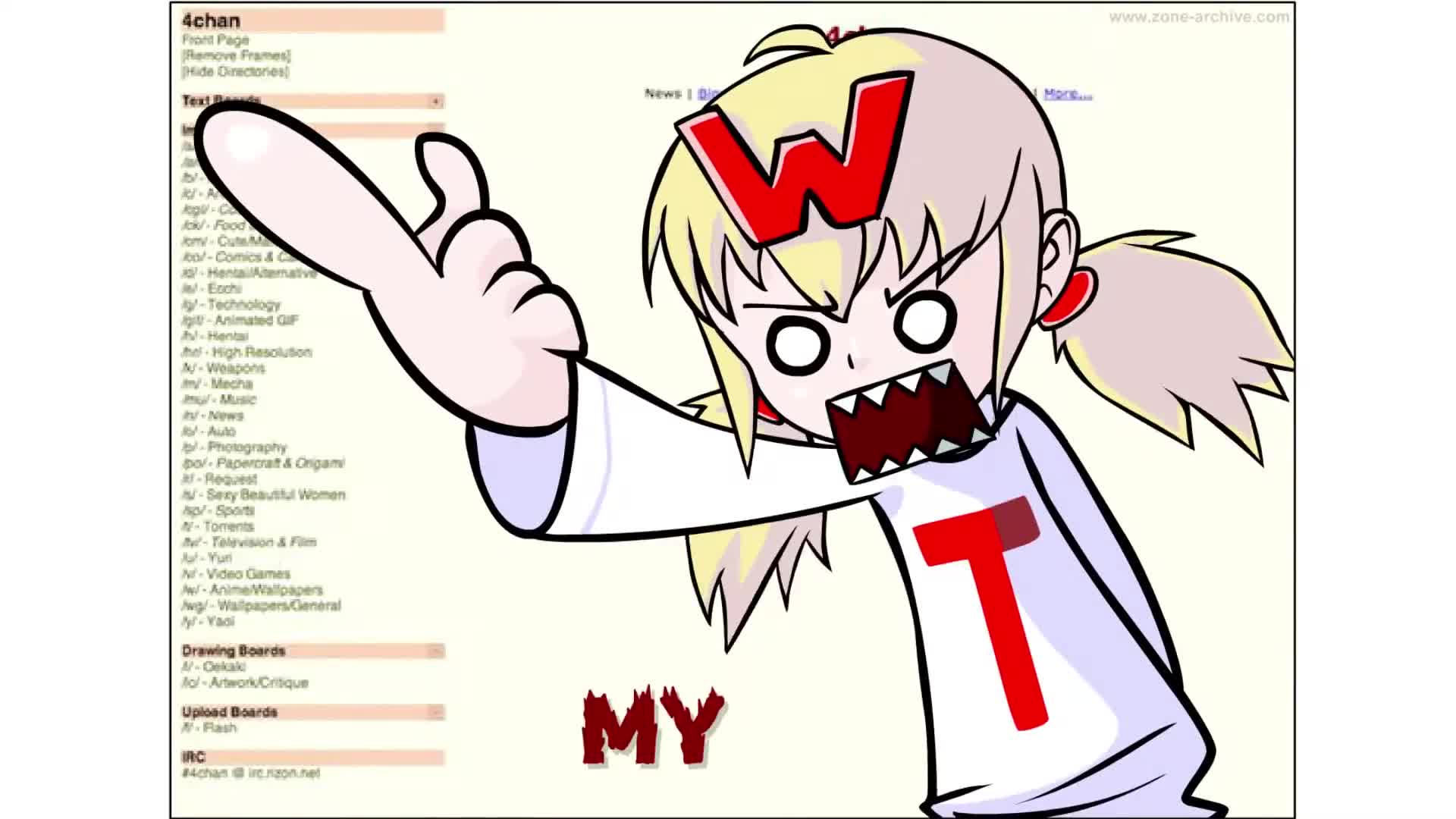 old 4chan flash animation - Loud Enough