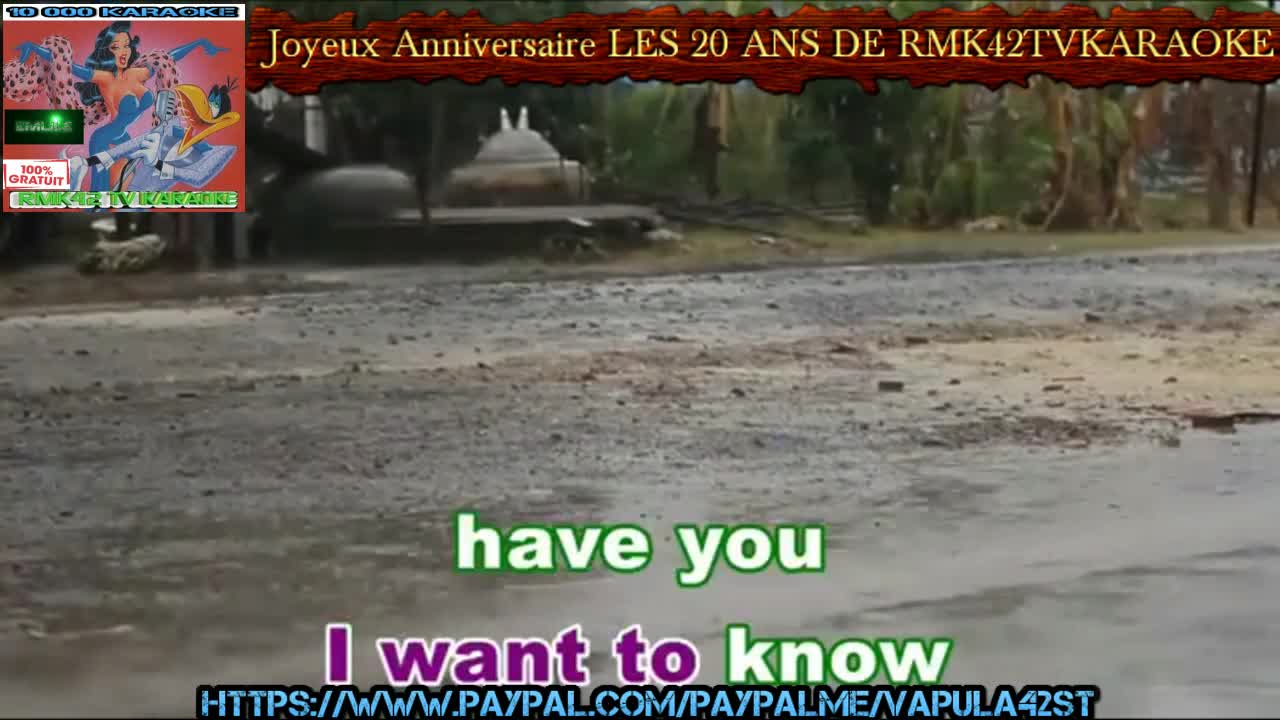 HAVE YOU EVER SEEN THE RAIN  ROD STEWART djmac-kinkikeuke  rmk42tvkaraoke