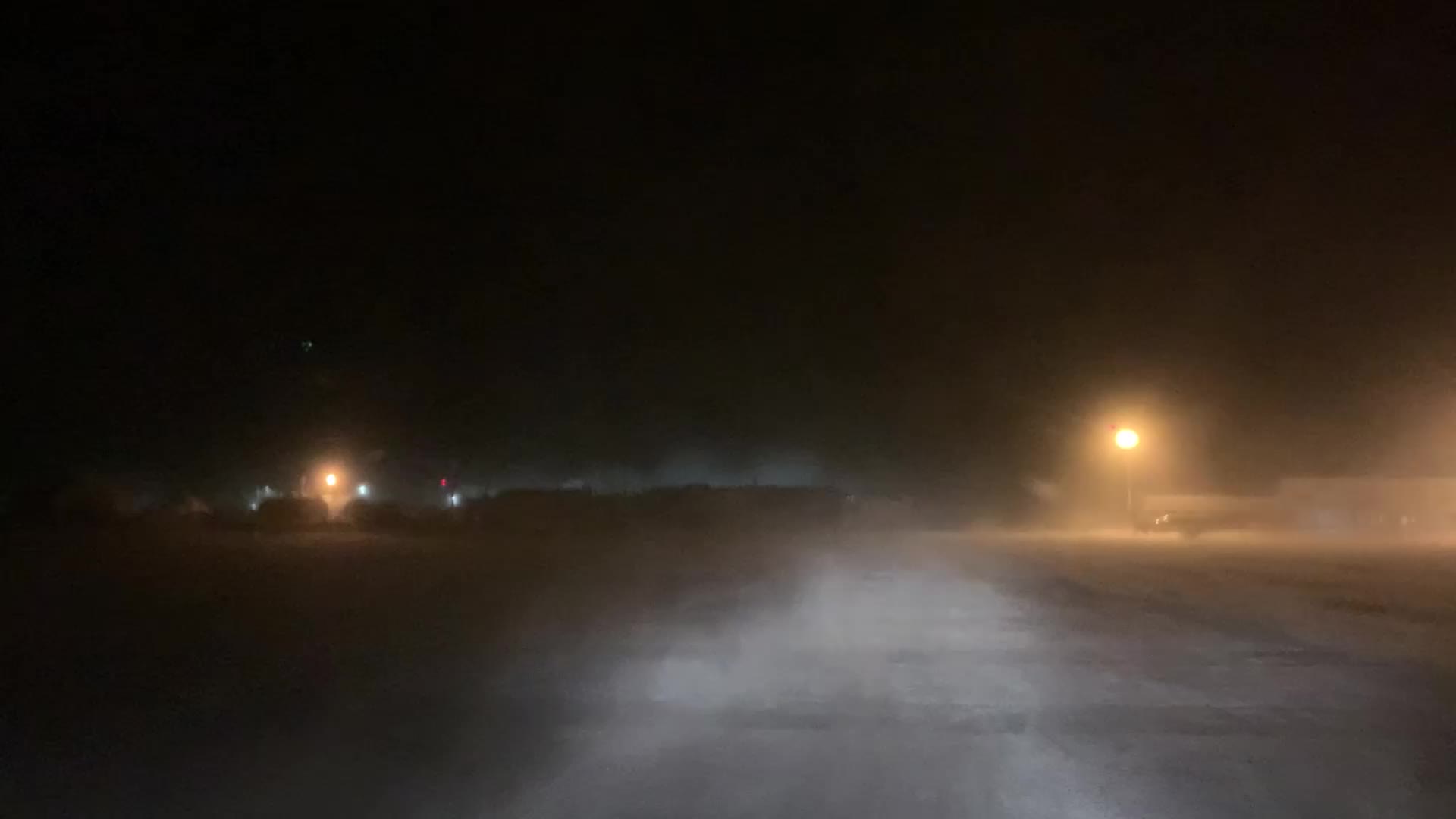 Going On The Runway At Night!