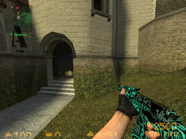 Jack frost Knife and twilight AK-47 Counter Strike Source