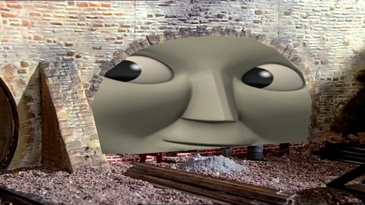 YTP: Once an engine attached to a train...Was afraid of a few drops of come