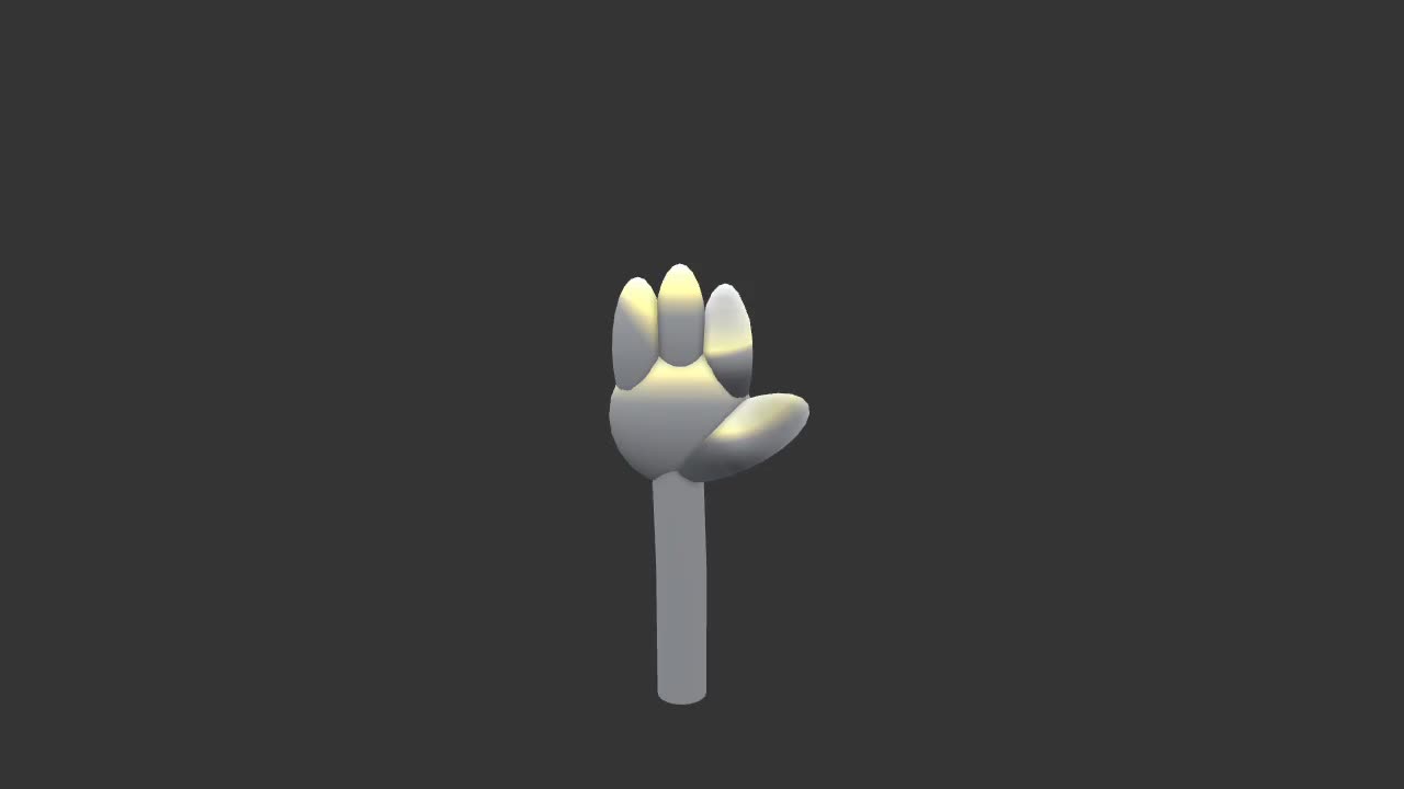 Hand animation test