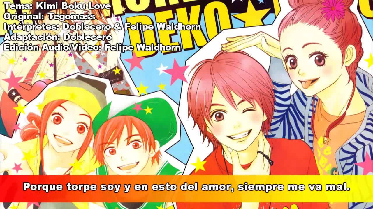 Lovely Complex Opening 1 FULL Kimi Boku Love  ESPAOL descargaryoutube com(720P_HD)