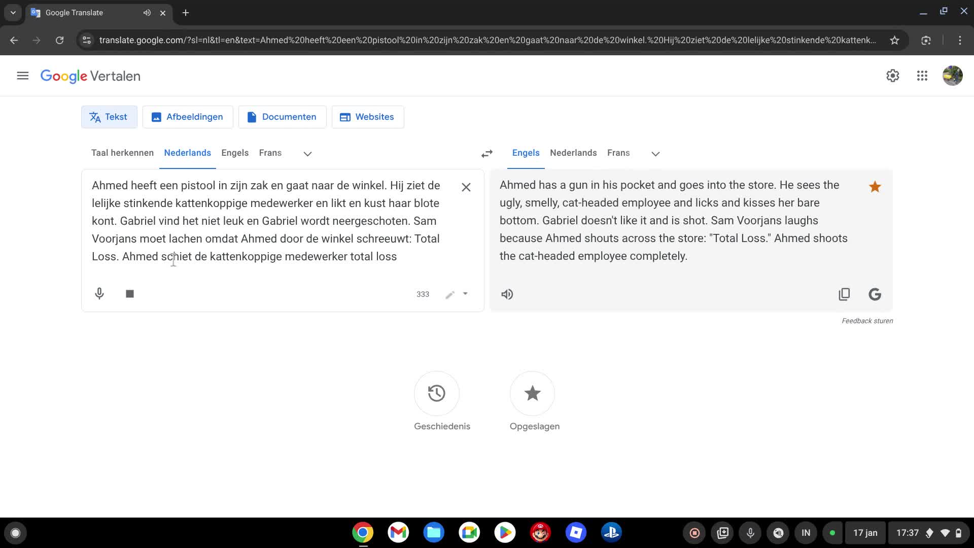 Ahmed is total loss op Translate (2)