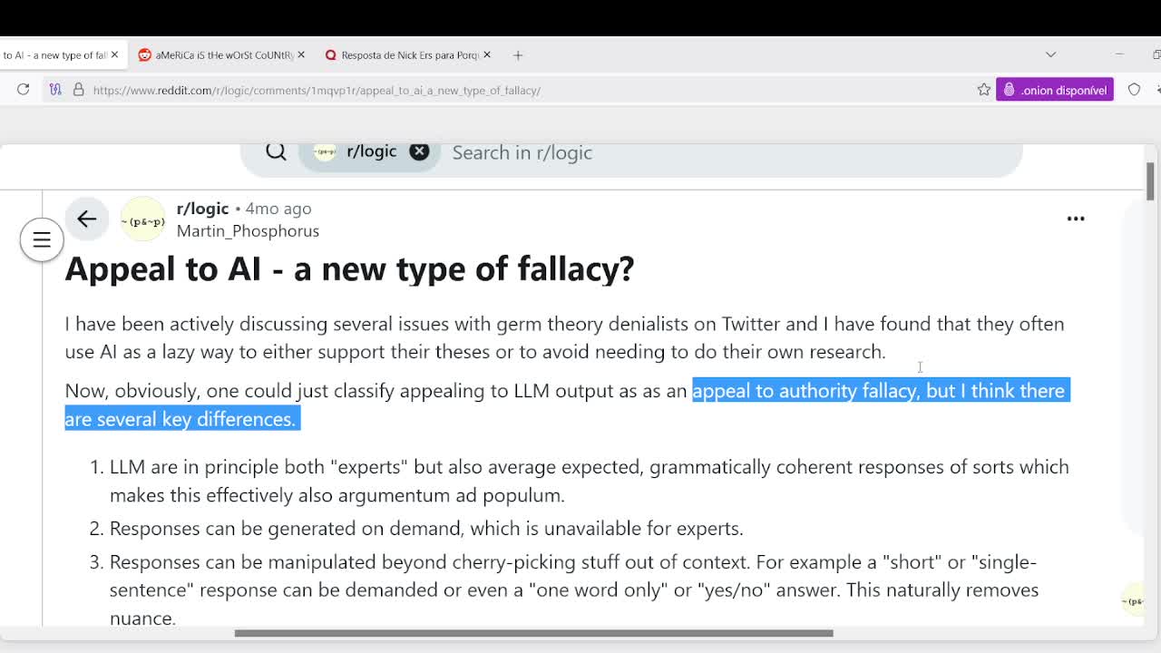 estupidez artificial amerimutt e apelo à autoridade estupidez artificial amerimutt e apelo à autoridade