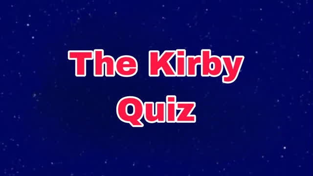 The Kirby quiz part 2
