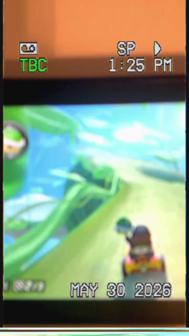 Playing Mariokart deluxe 8 but I don’t finish lol