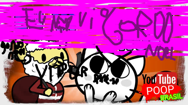 O natal xingado do Hu3bosta (YTPBR)