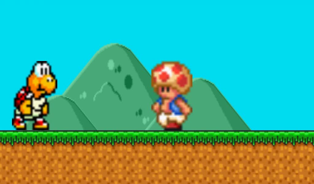 Sneakers O'toad (Pencil2D mario animation)