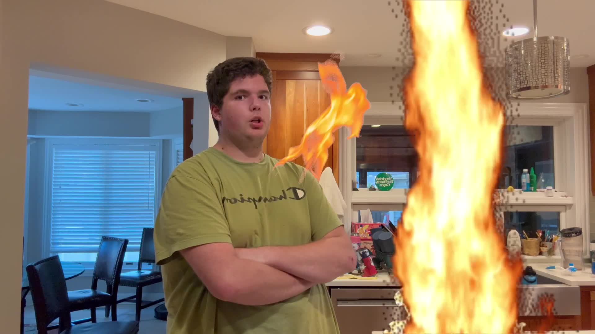 Oh my house is on fire…