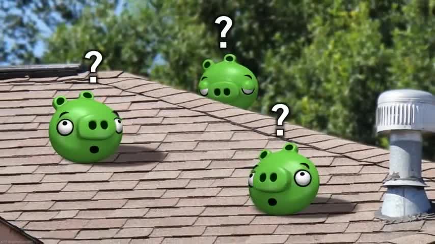 Pig Portal Problems - Angry Birds Parody