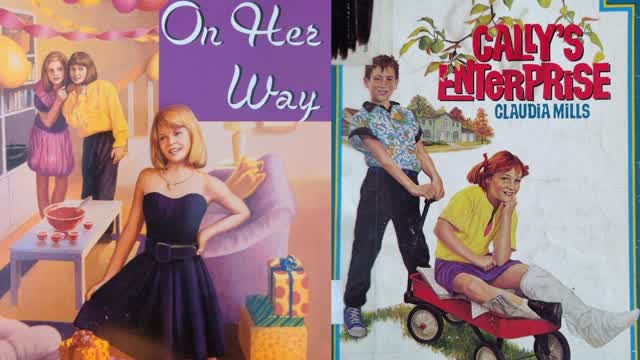 Hannah on her Way + Cally's Enterprise (2 Childrens Novels by Claudia Mills) [Moonlit Highway]