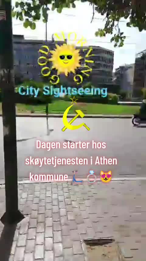 Dagen starter hos skøytetjenesten i Athen kommune 🛴💍😻