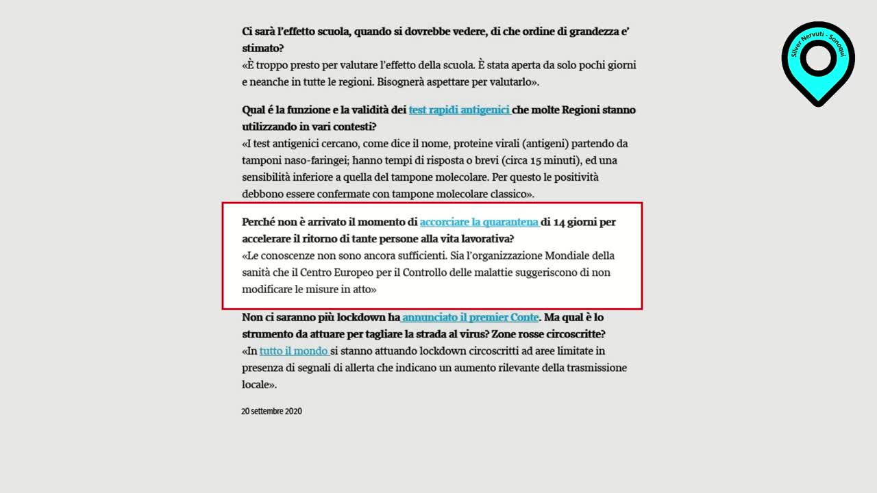 Intervista all'infettivologo [ReUpload]