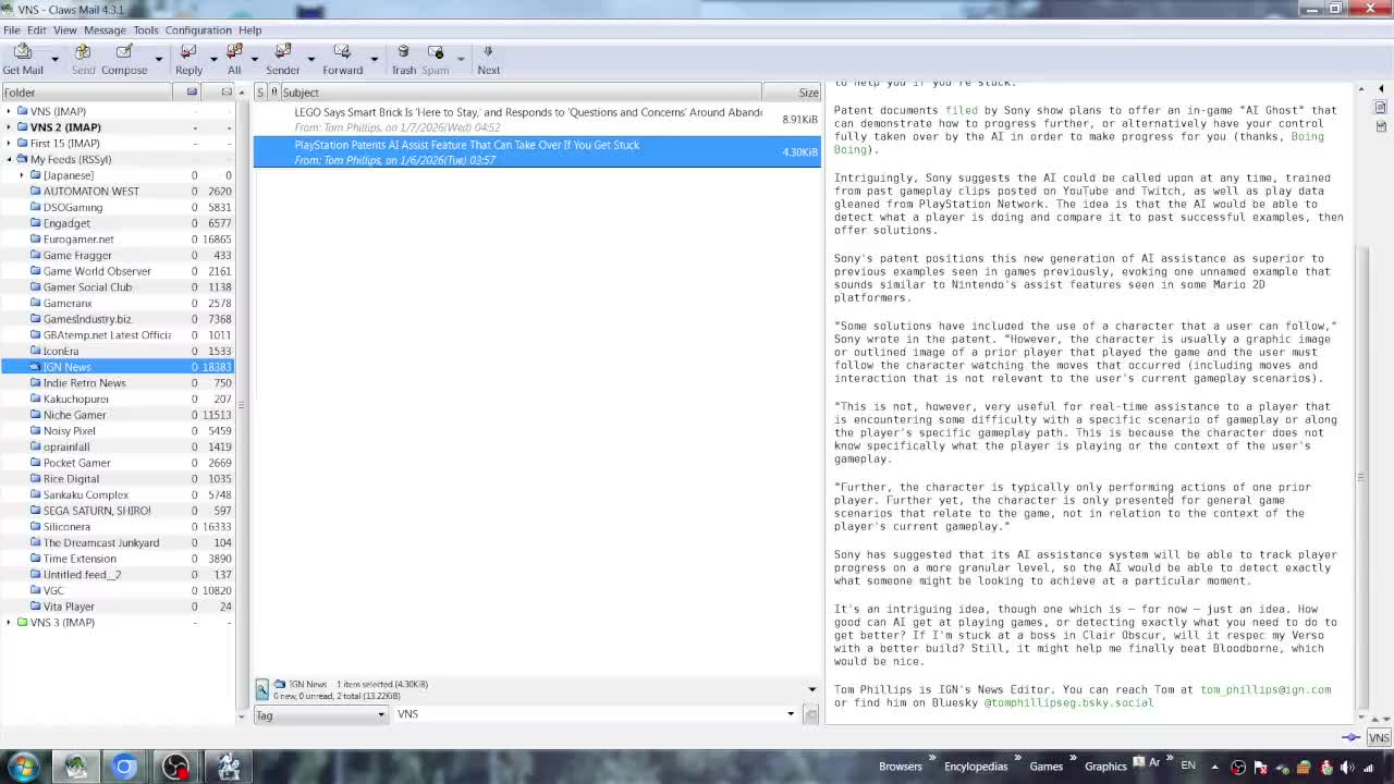 VNS: Just The News – Slow Start To the Year (January 7, 2026: Part 2)