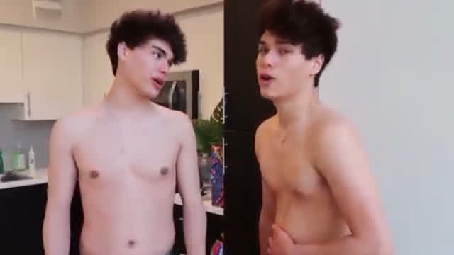 The Stokes twins weigh themselves