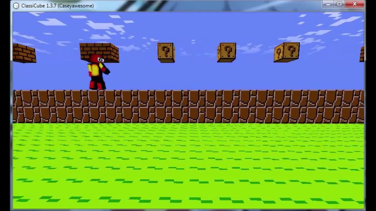 Mario in Minecraft!