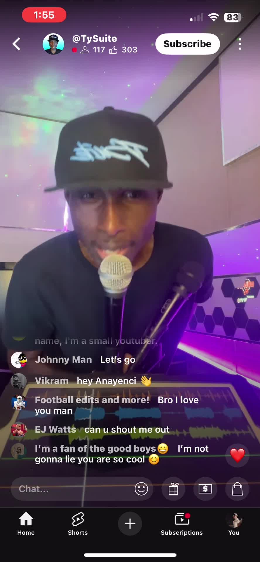 YouTube shorts livestreams are INSANE