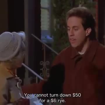 Give me the bread you old bag!