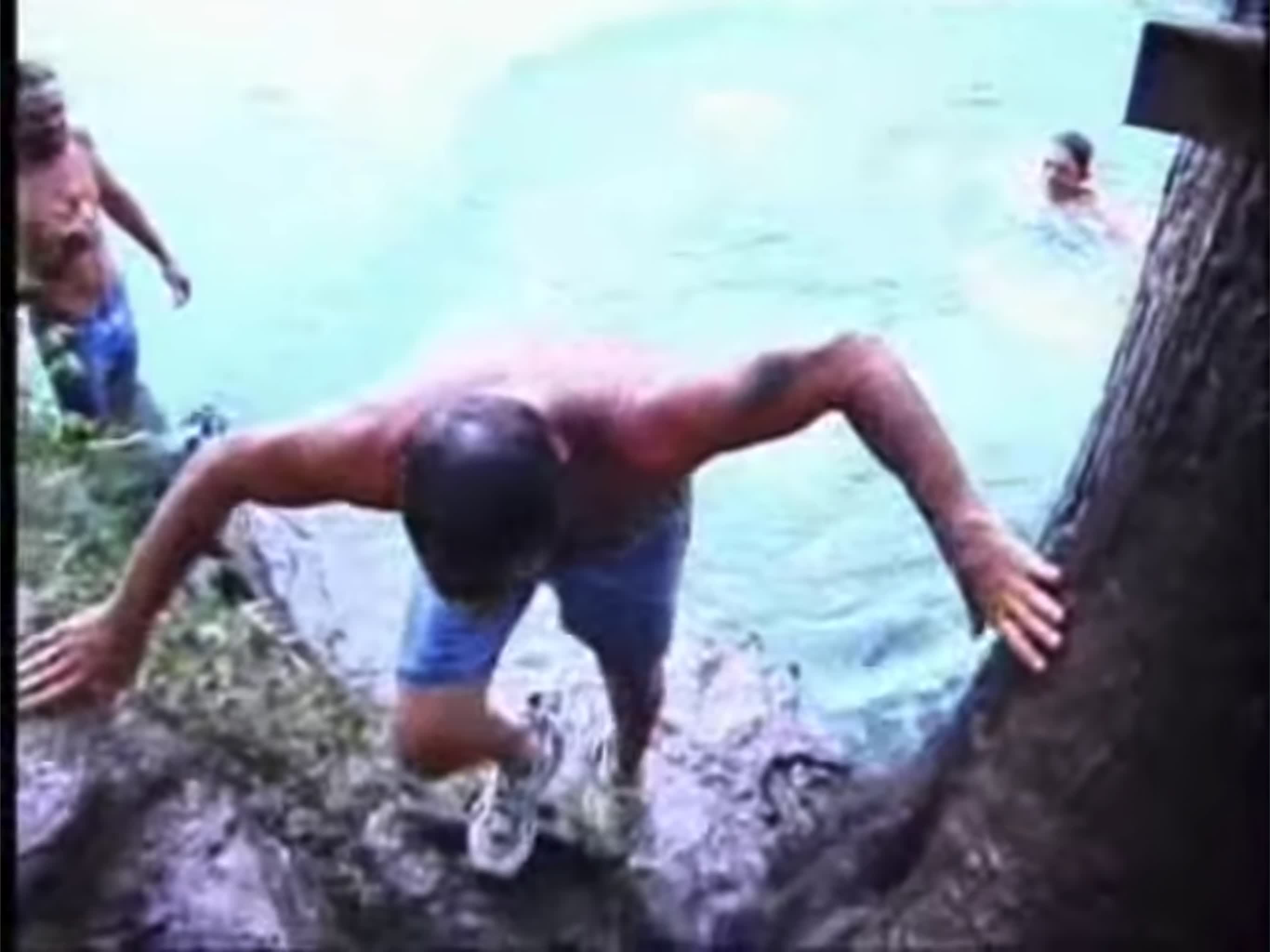 Cool Backflip into the water