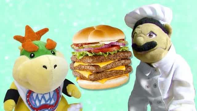 SML Movie: Bowser Juniors Cheeseburger