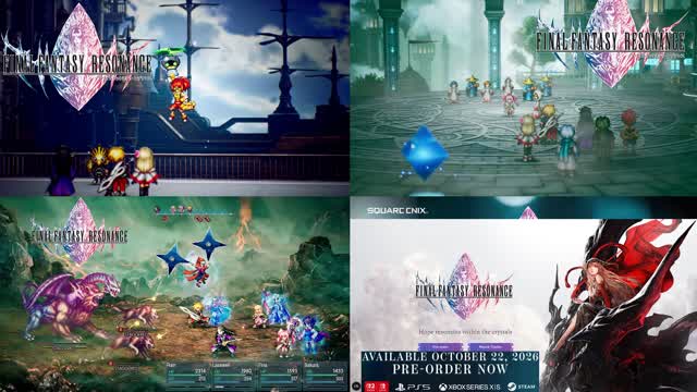 Final Fantasy Resonance (Nintendo Switch and PS5) Official Pixel October 22,2026 Trailer Final Fantasy Resonance (Nintendo Switch and PS5) Official Pixel October 22,2026 Trailer