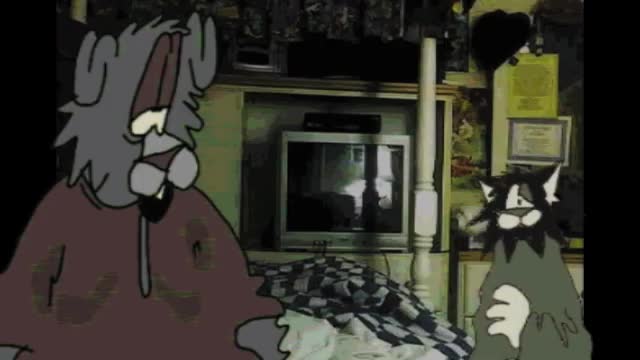 le reaction videoie - cartoon