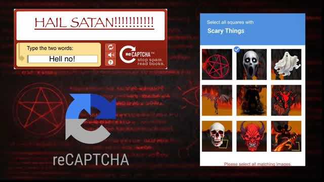 I play a HAUNTED captcha!!!!!